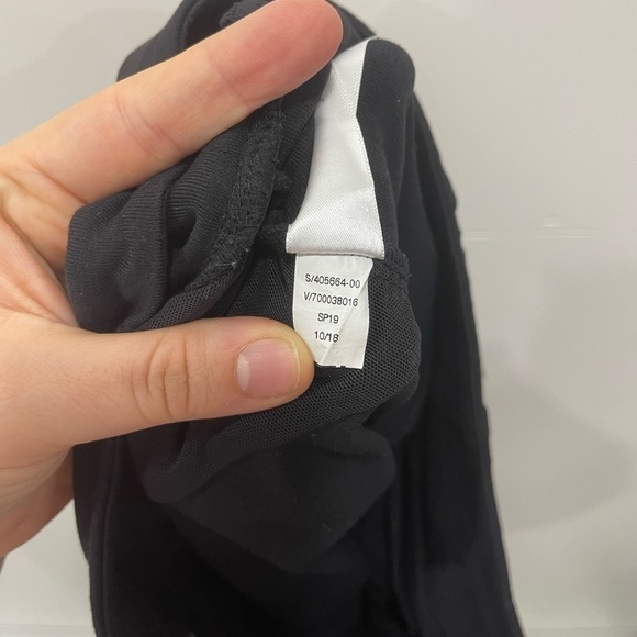 Athleta Metro Downtown Shorts Drawstring Side Strip Black Athleisure X-Small - Picture 8 of 9